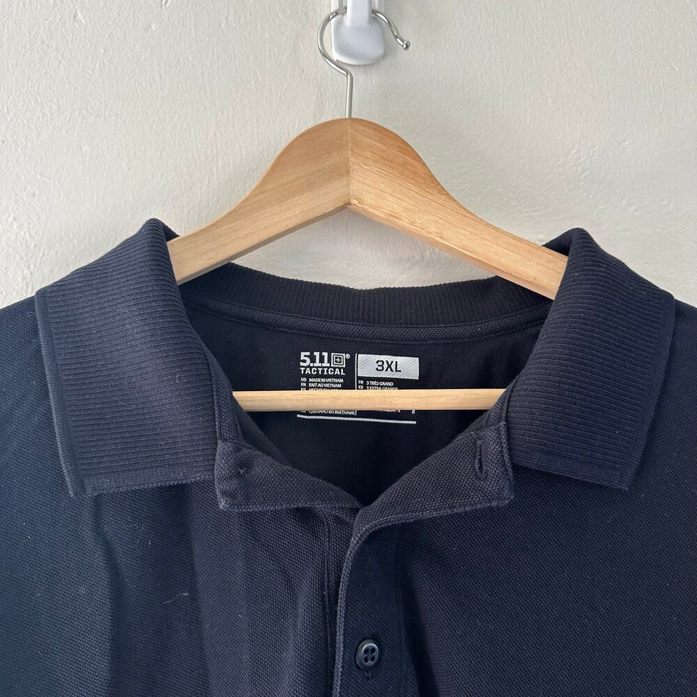 5.11 Tactical Series Short Sleeve Polo Shirts Lot Of 3 Black / Blue Size 3XL - Picture 9 of 13
